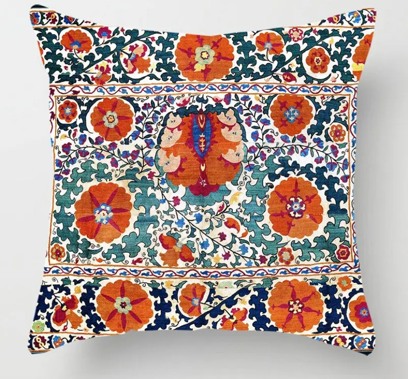 Persian Carpet Pillowcase Polyester Print Pillow Cover