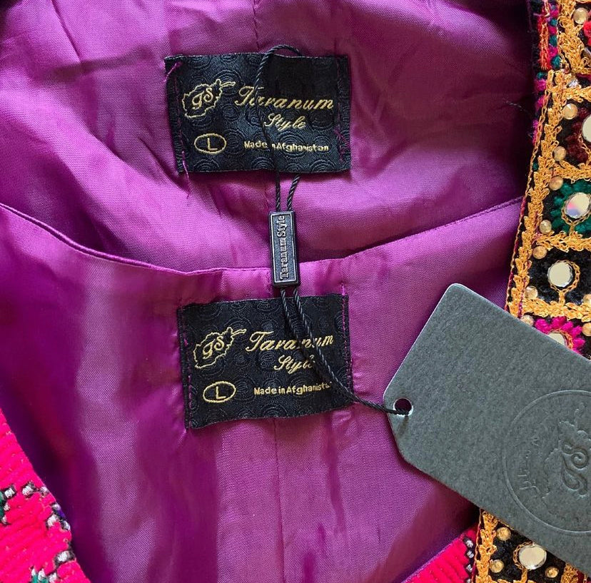 Vintage Handmade Afghan Princess Dress Set