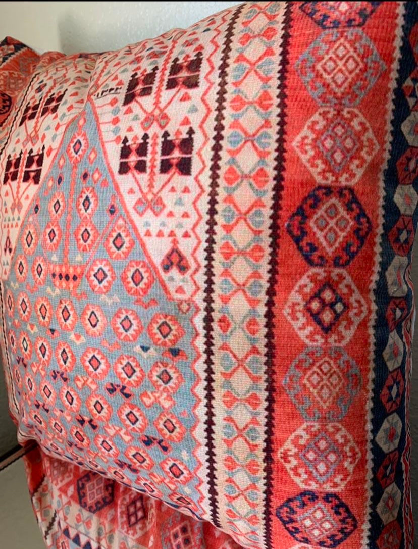 Persian Carpet Print Pillow Cover