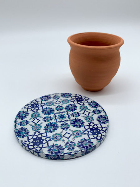 Mandala Ottoman Turkish Ethnic Design Coasters (Set of 4).