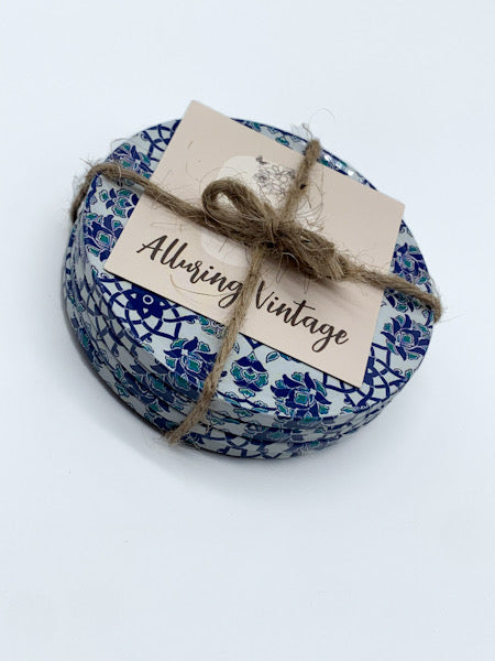 Mandala Ottoman Turkish Ethnic Design Coasters (Set of 4).